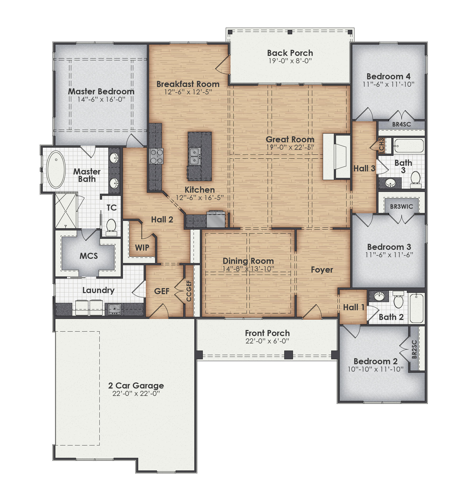 Evelyn Main Floor Plan