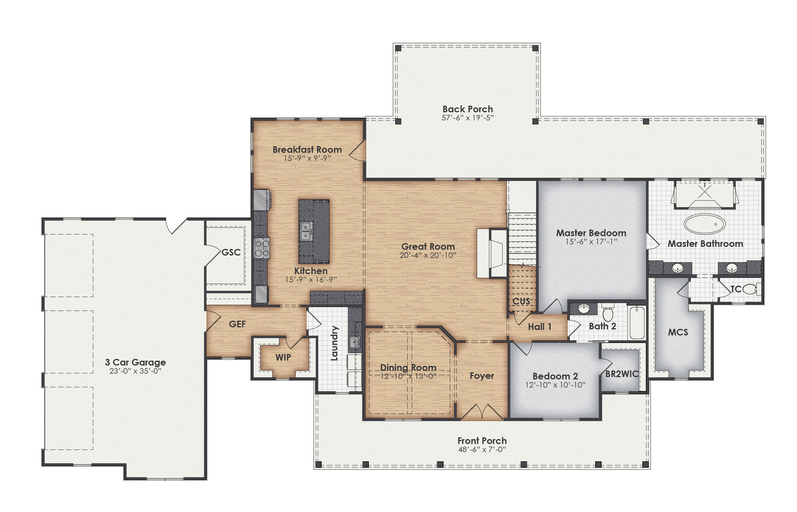 Tivoli Main Floor Plan