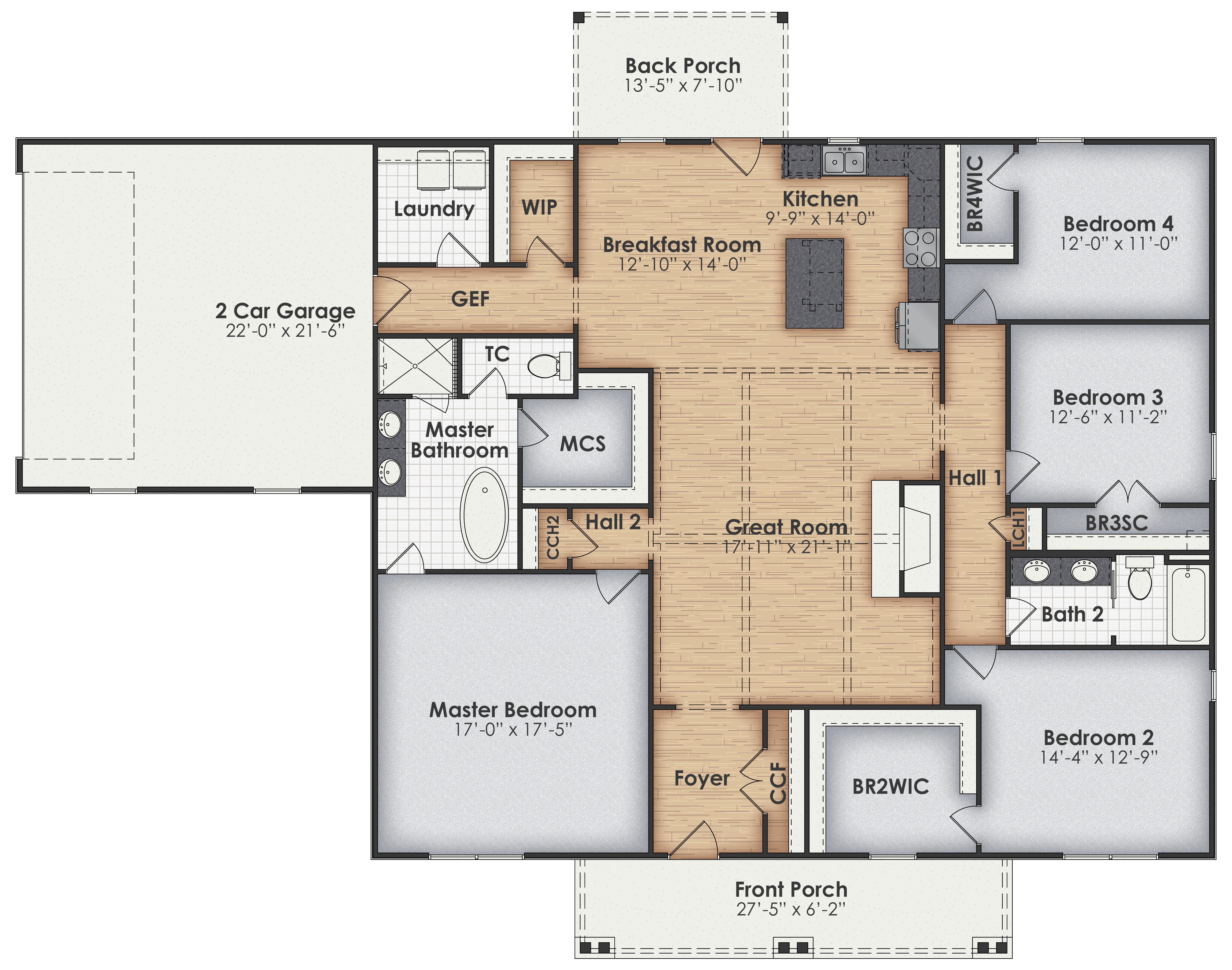 Charleston Main Floor Plan
