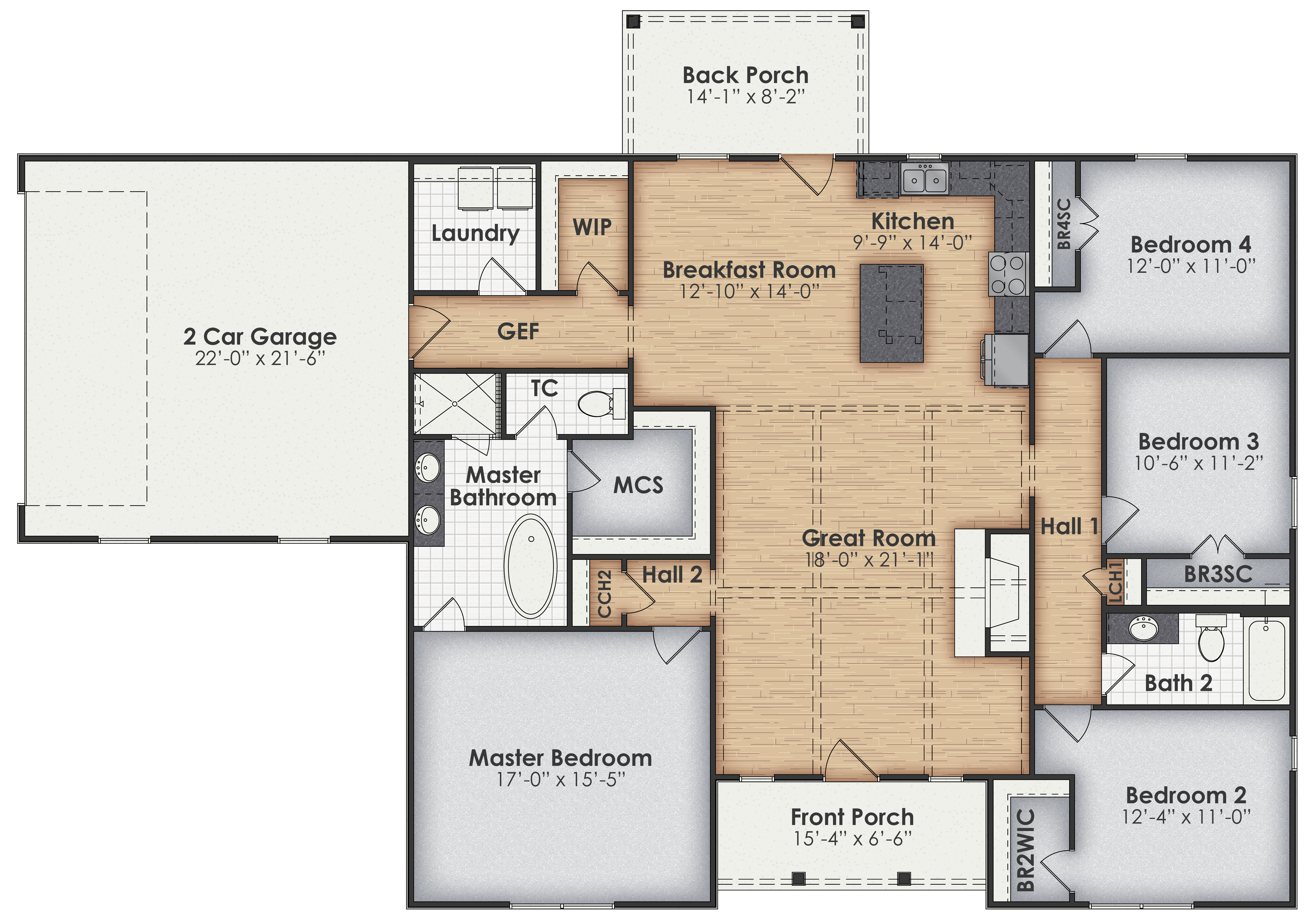 Abernathy Main Floor Plan