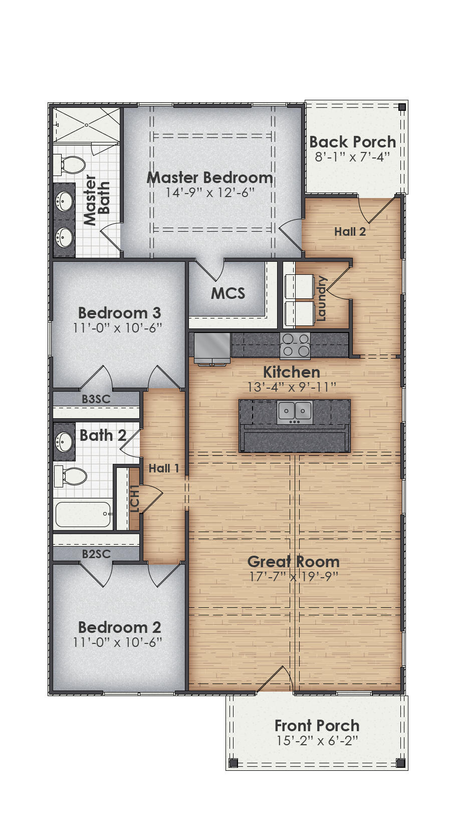 Winfield Main Floor Plan