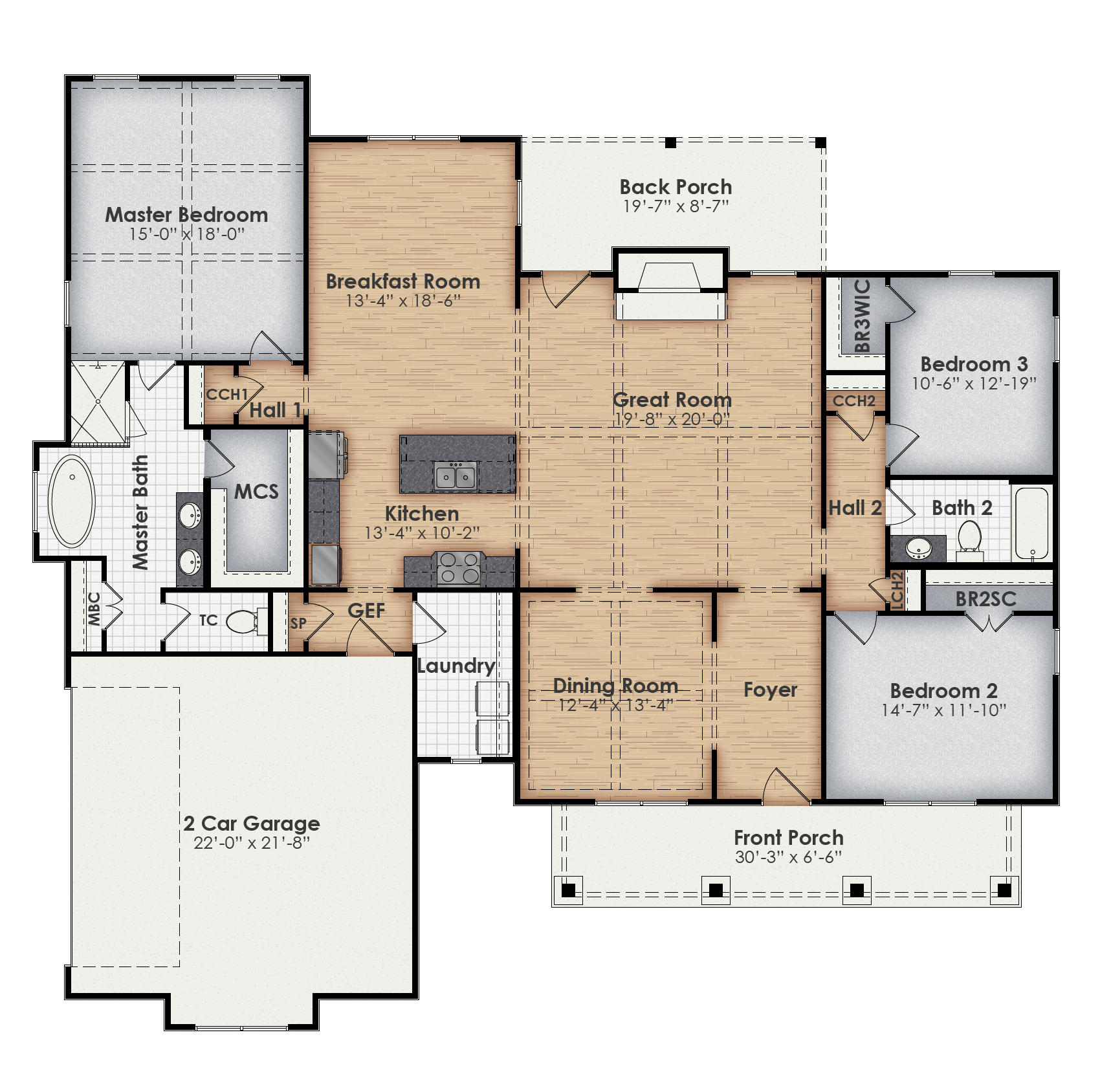 Livingston Main Floor Plan