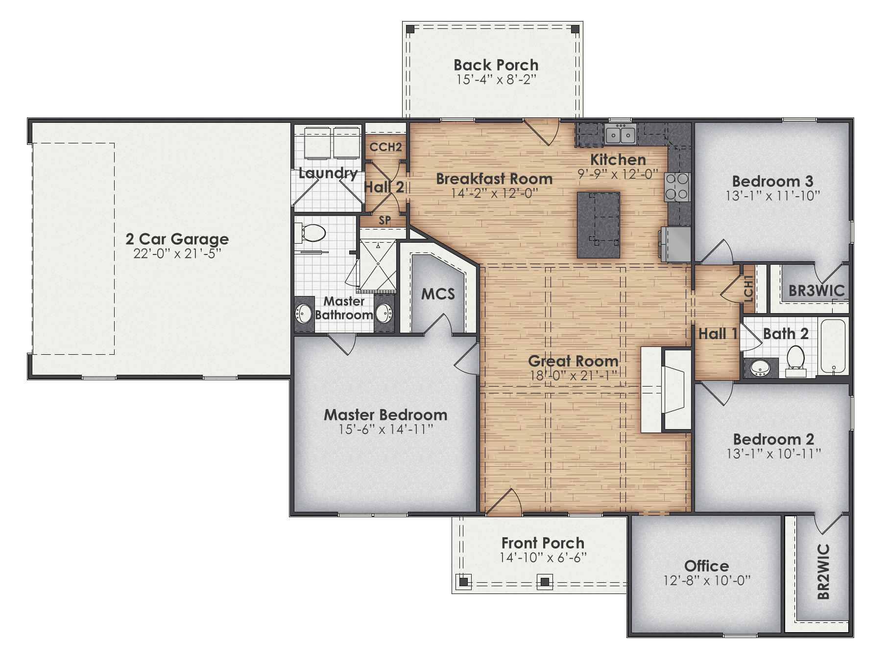 Franklin Main Floor Plan