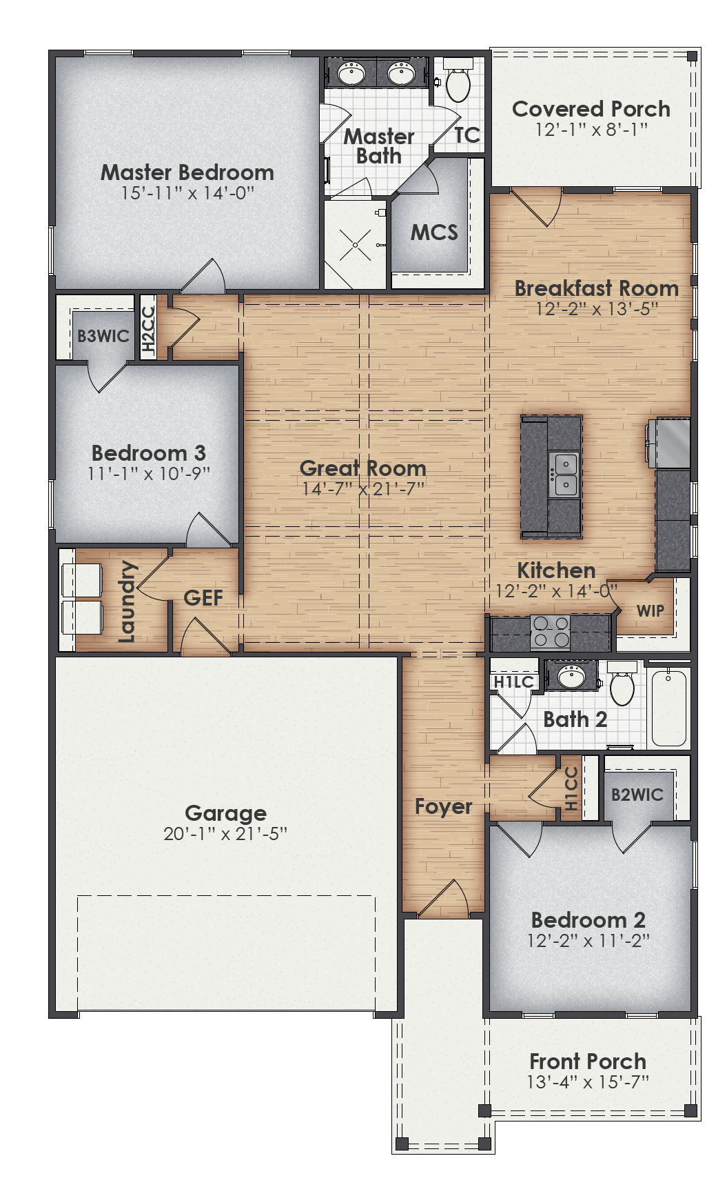 Sparrow Main Floor Plan