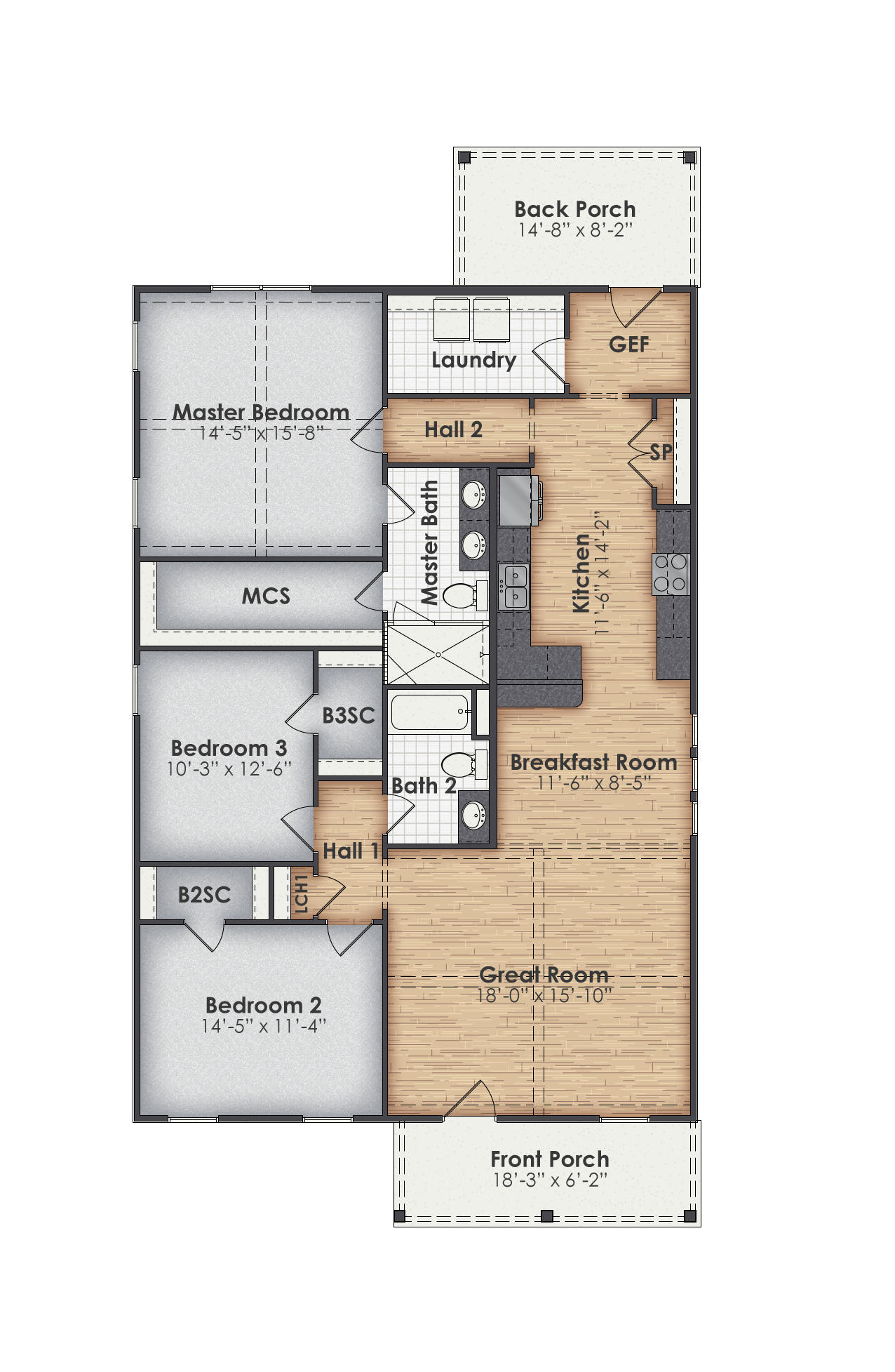 Somerset Main Floor Plan