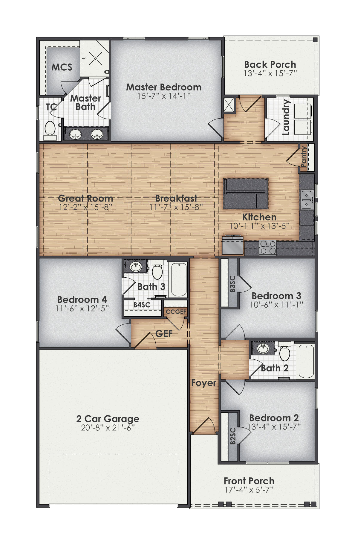 Kinglet Main Floor Plan
