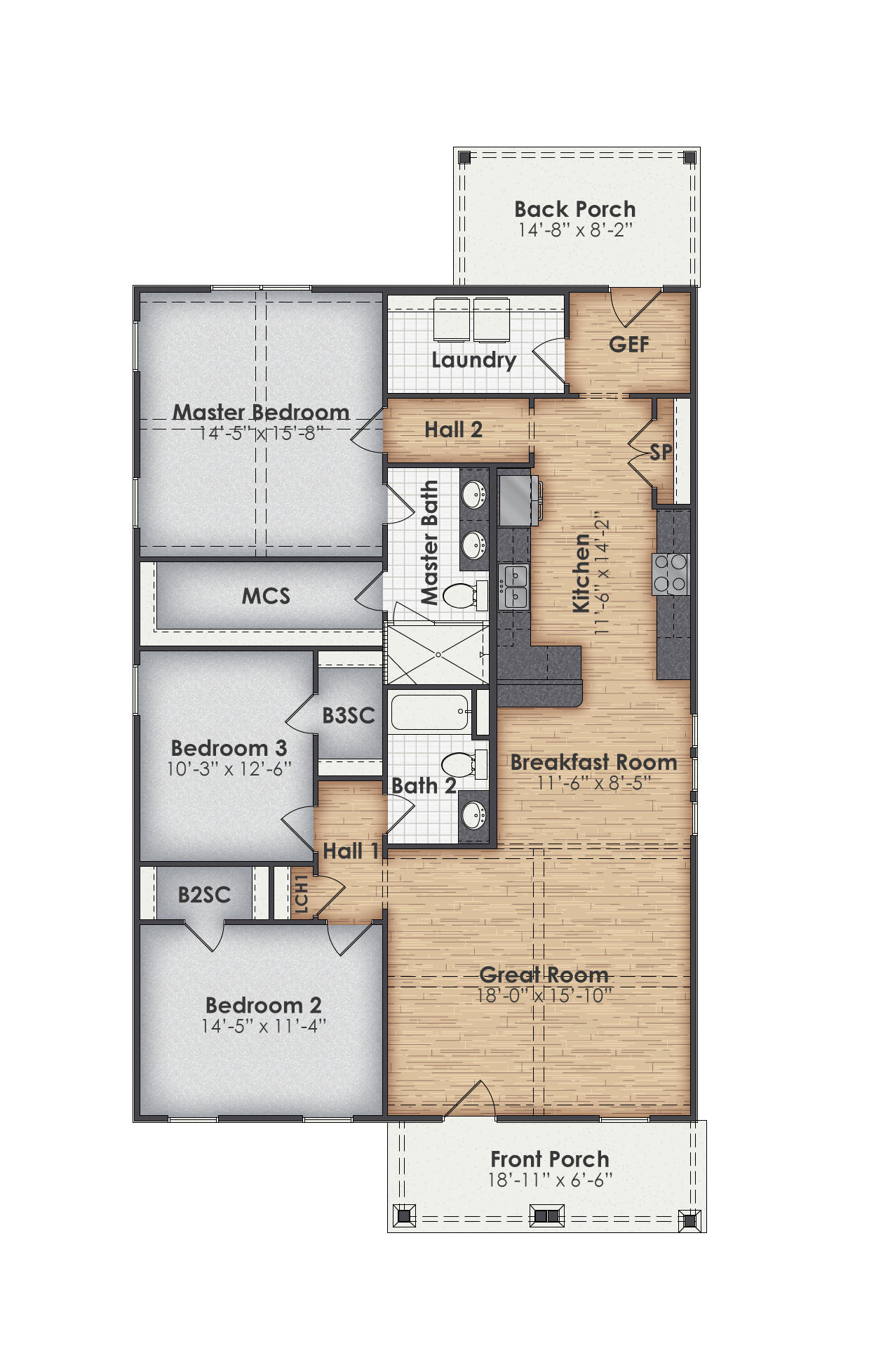 Somerset Main Floor Plan