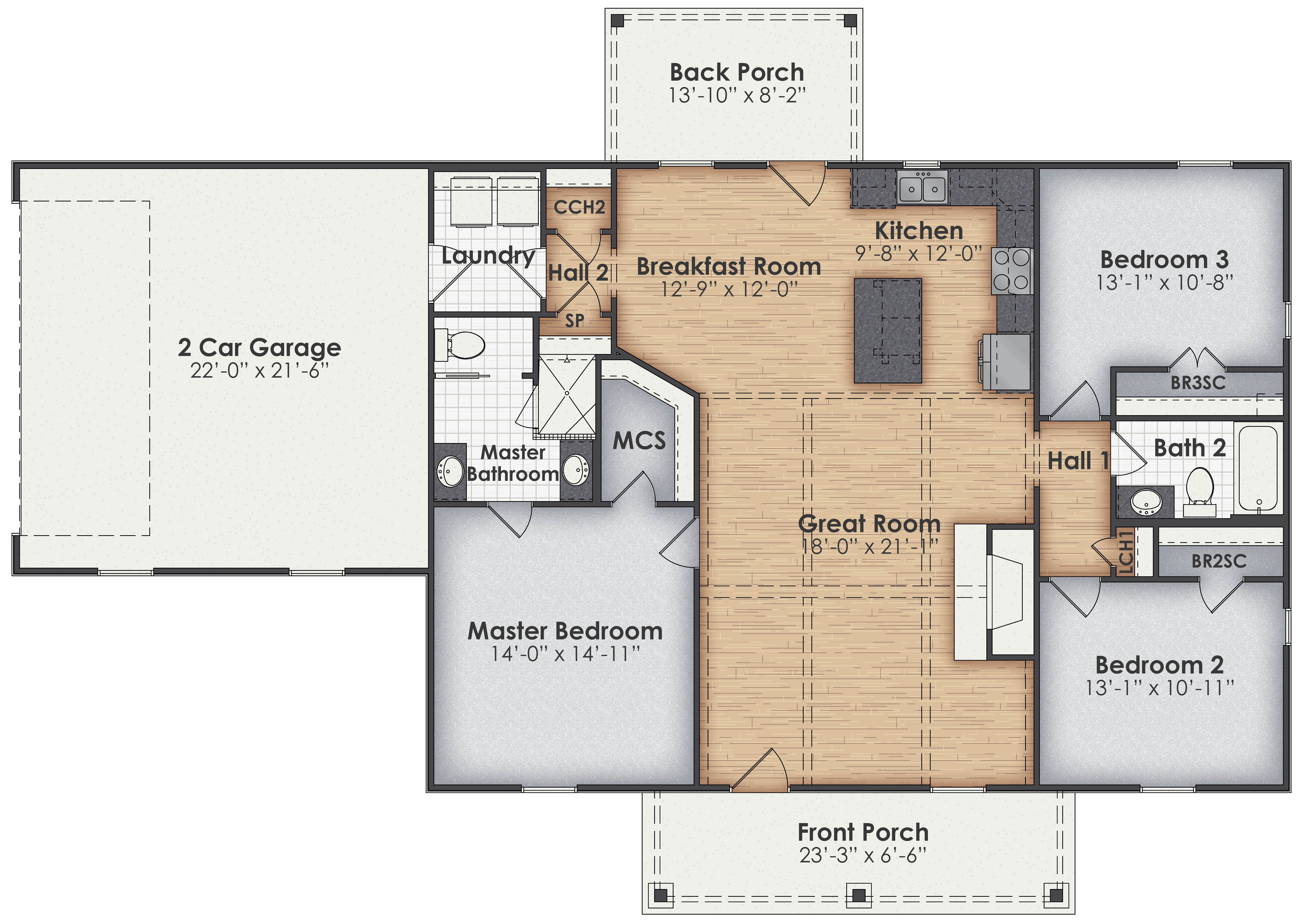 Williamson Main Floor Plan