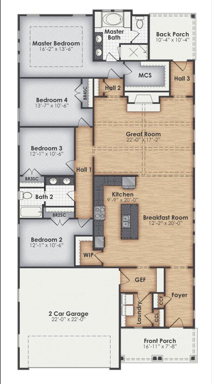 Brunswick Main Floor Plan