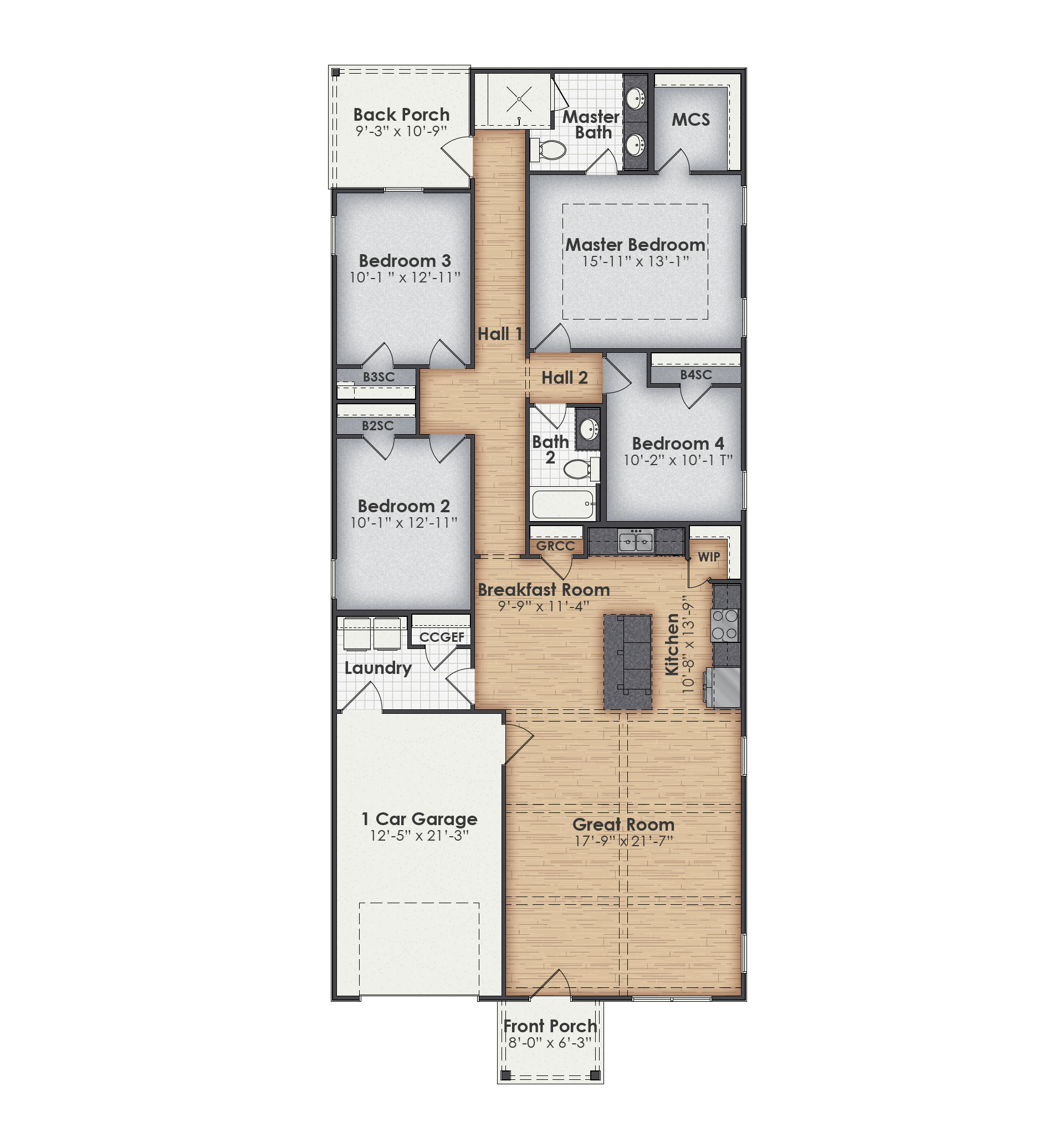 Cardinal Main Floor Plan