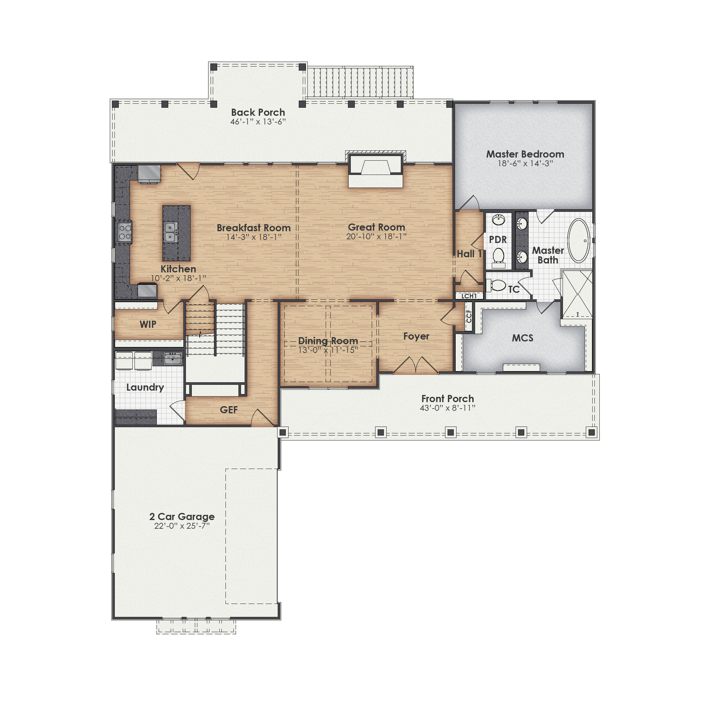 Dillon Main Floor Plan