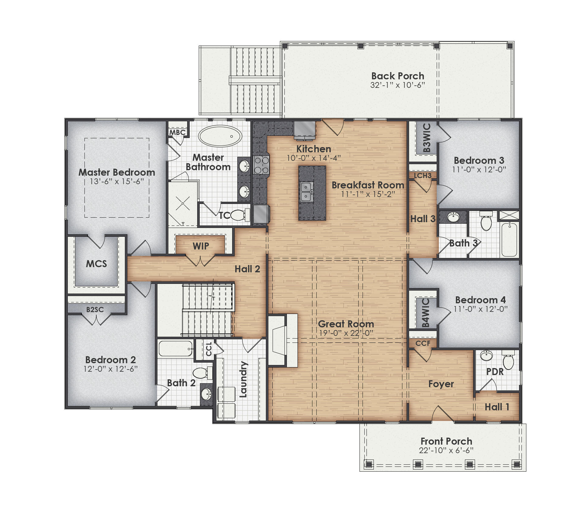Harrelson Main Floor Plan