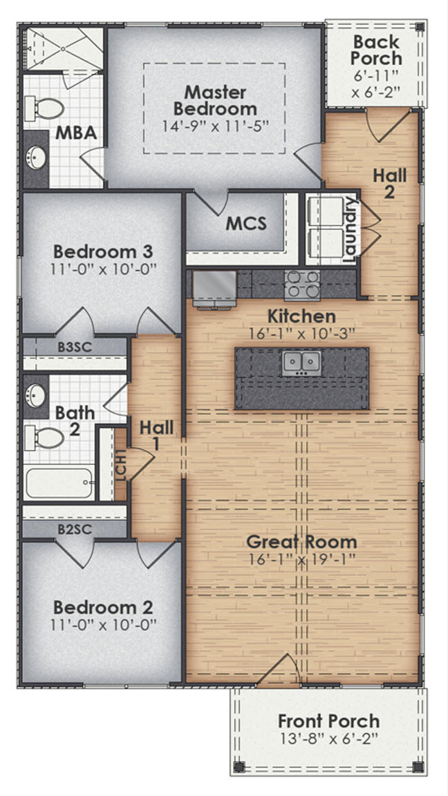 Sebastian Main Floor Plan