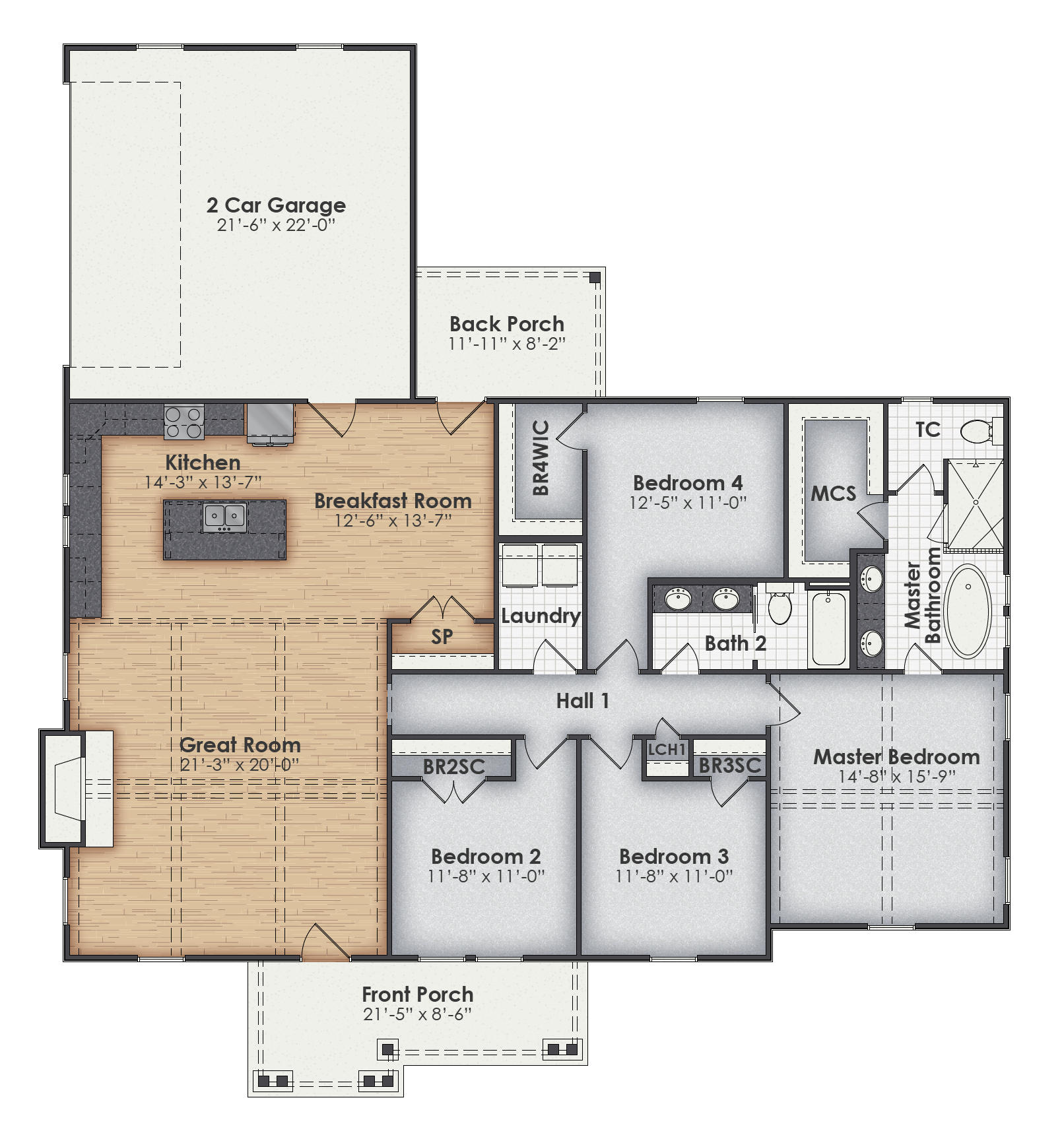 Ashton Main Floor Plan