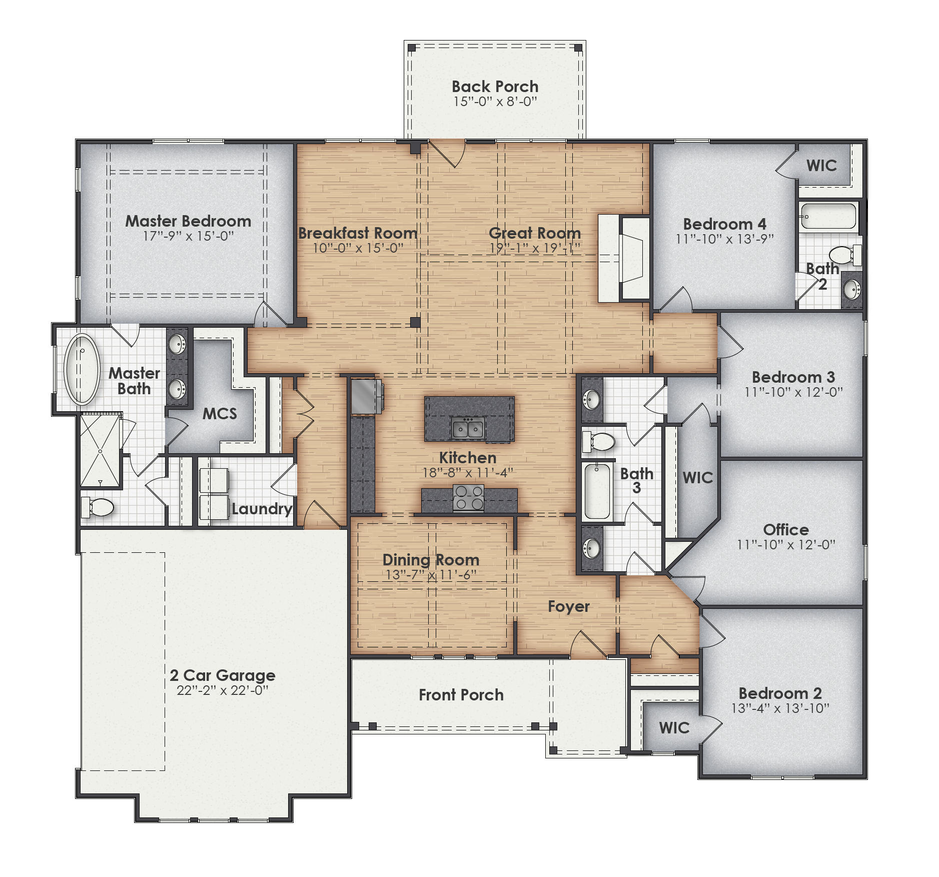 Glenhaven Main Floor Plan