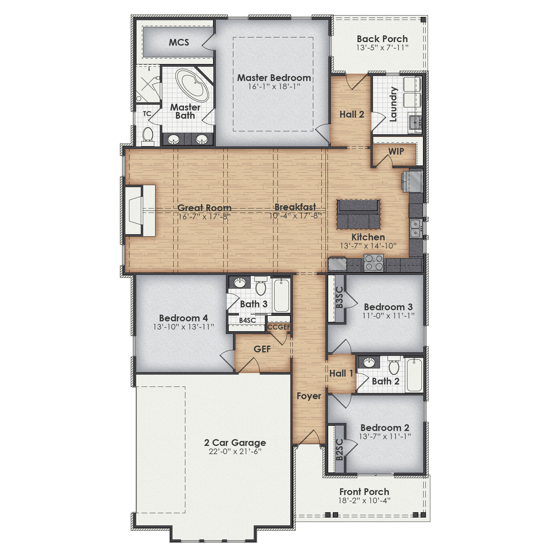 Kinglet Main Floor Plan