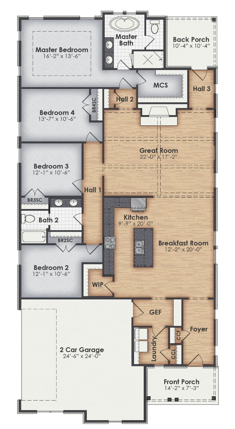 Brunswick Main Floor Plan