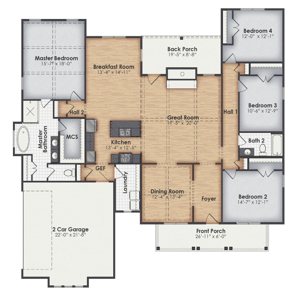 Blakely Main Floor Plan
