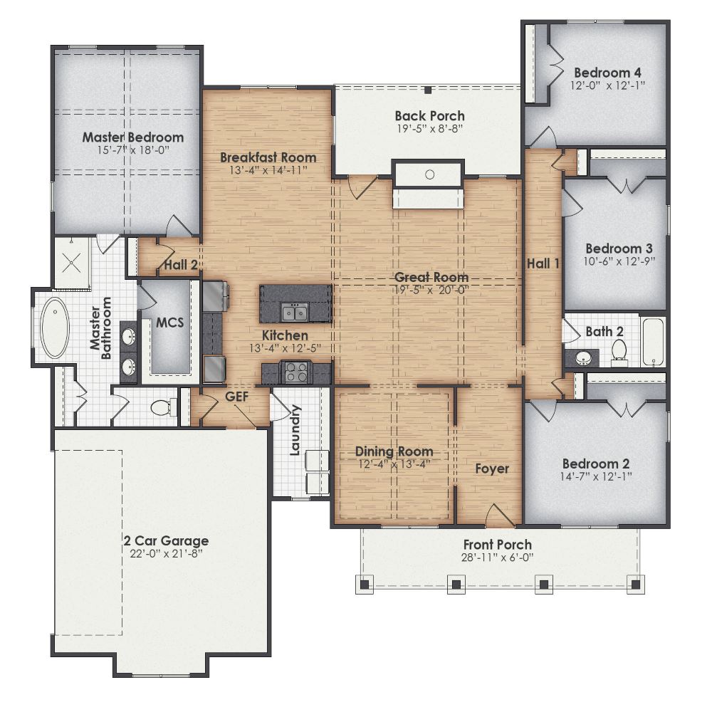 Blakely Main Floor Plan