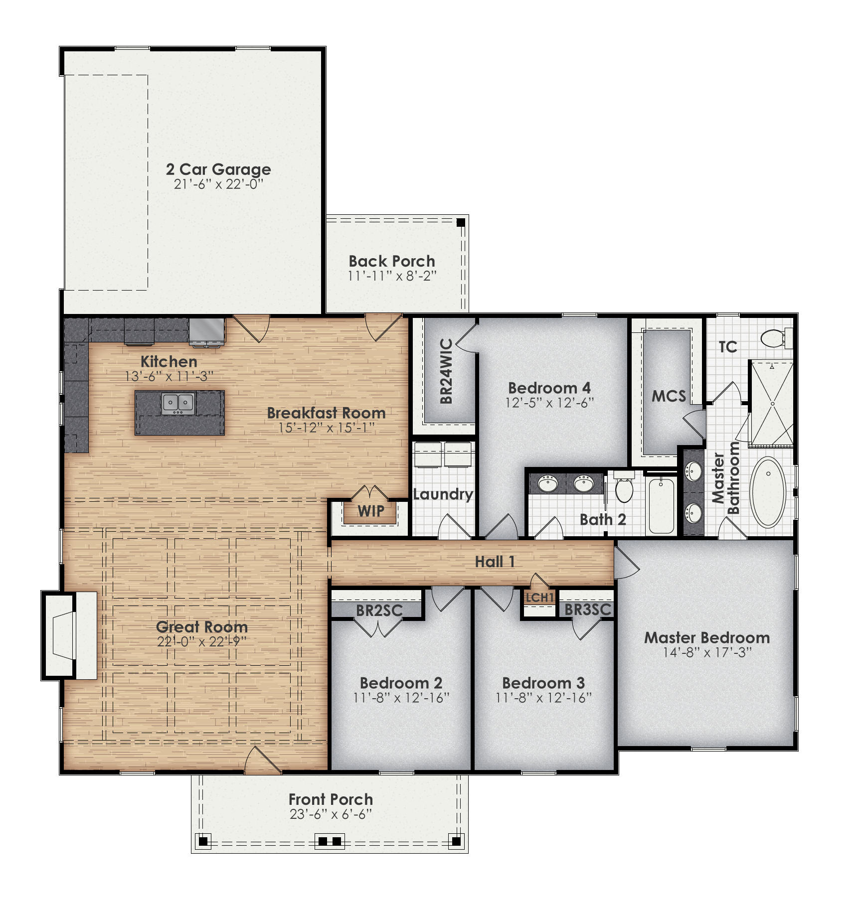 Sonoma Main Floor Plan