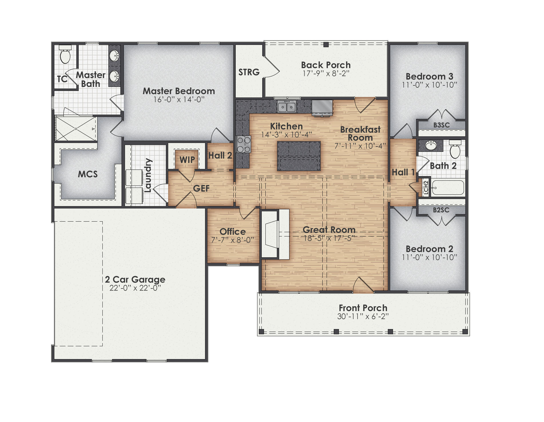 Carter Main Floor Plan