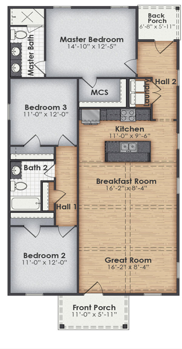 Lane Main Floor Plan