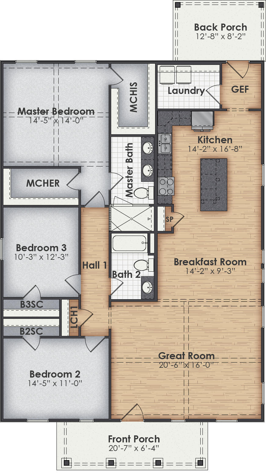 Amberly Main Floor Plan