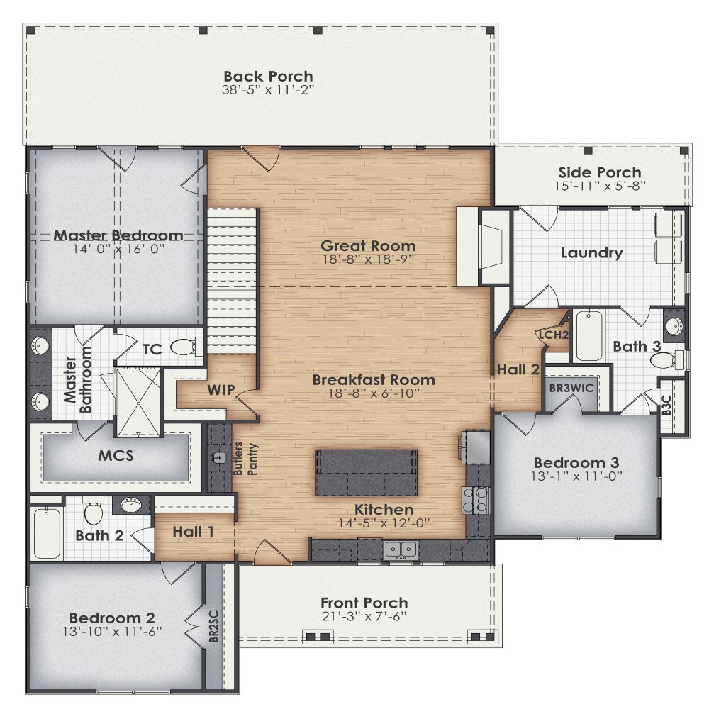 Adaline Main Floor Plan