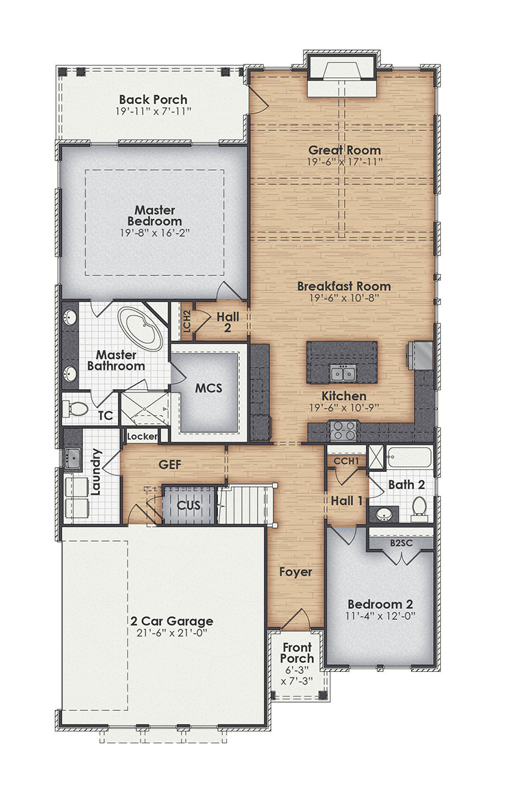 Wilkinson Main Floor Plan