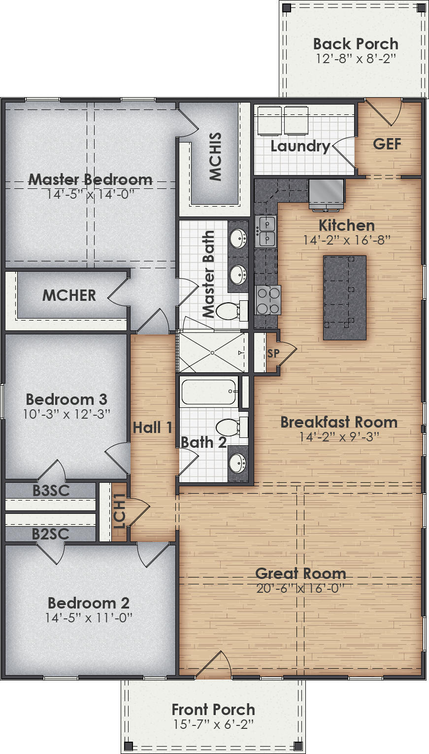 Amberly Main Floor Plan