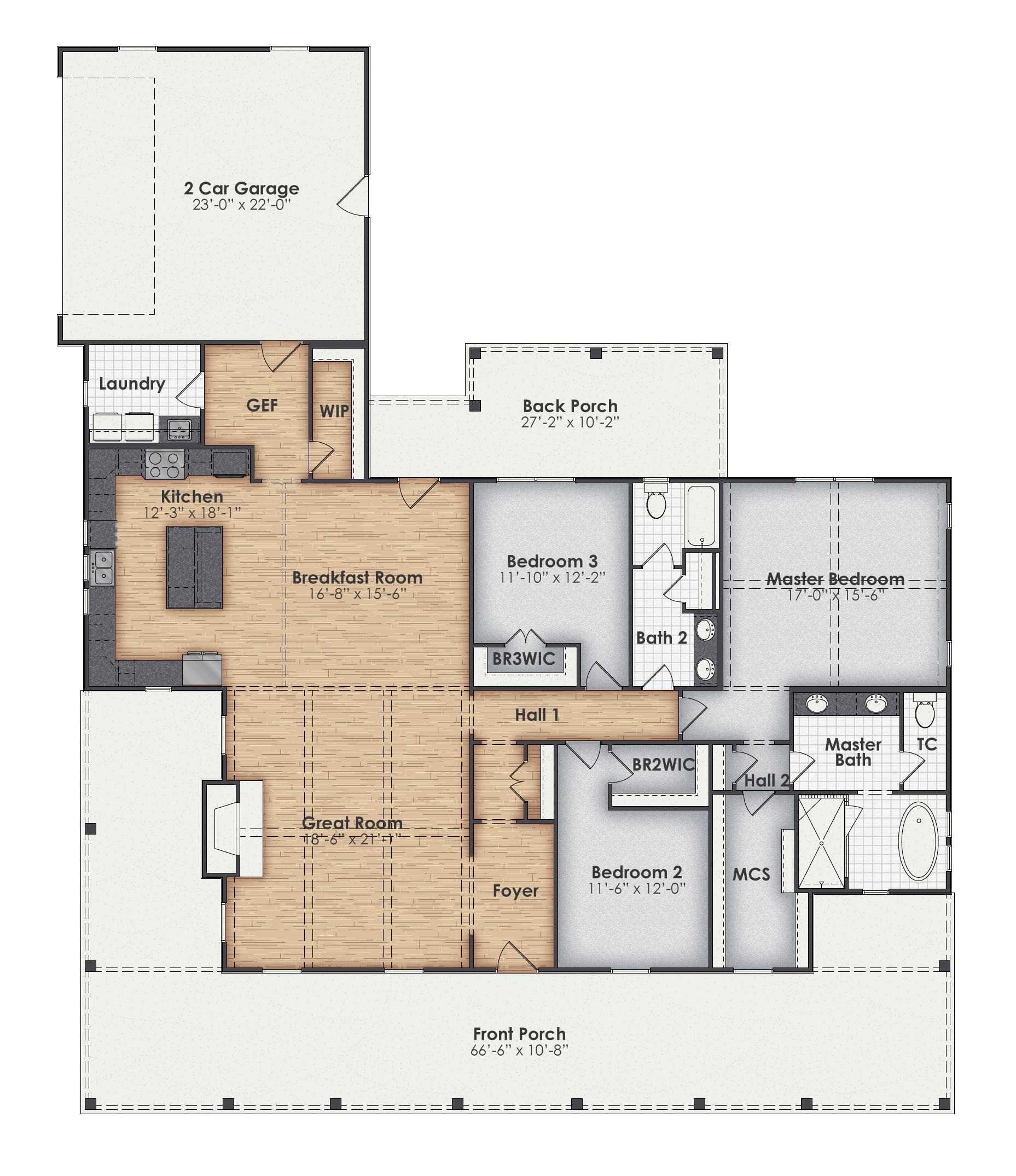Harcourt Main Floor Plan